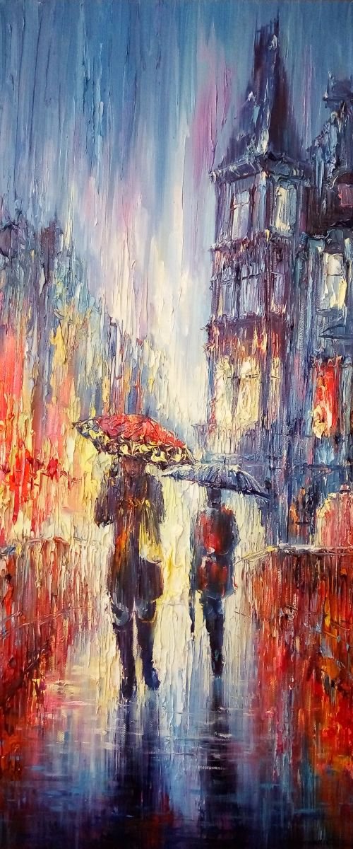 City rain by Artem Grunyka