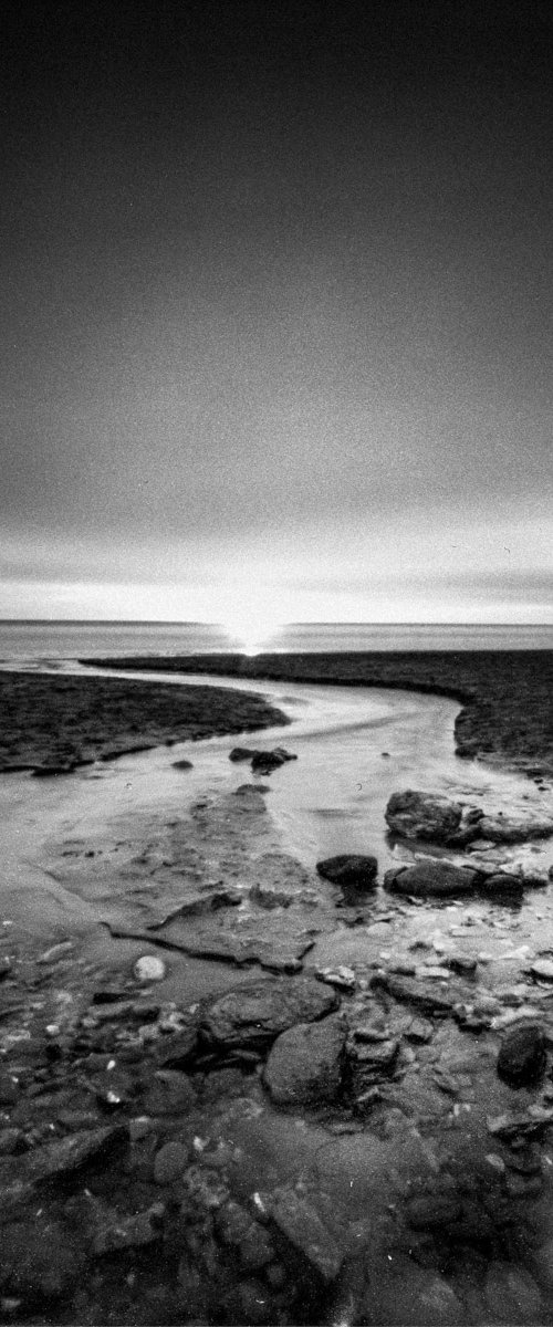 Sunset, Whitsand Bay Cornwall by John Rochester
