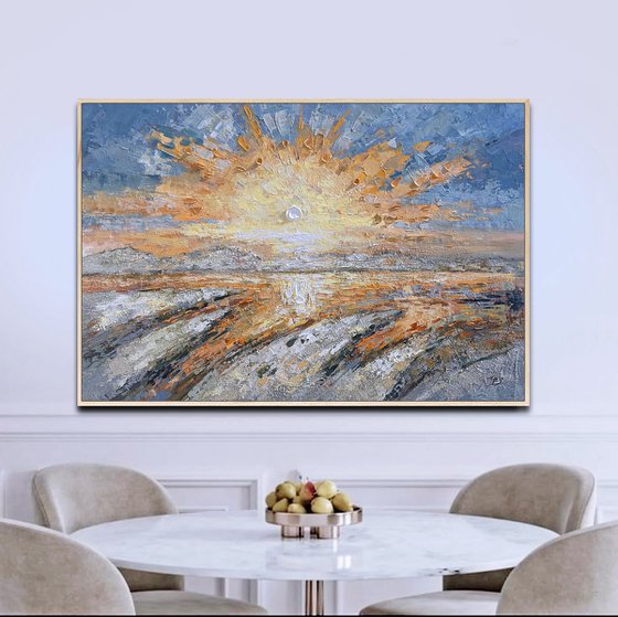 Radiant Gold Sunset