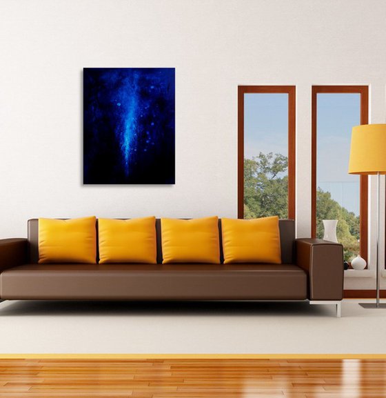 Deeper Blue (100 x 80 cm) XL oil (40 x 32 inches)