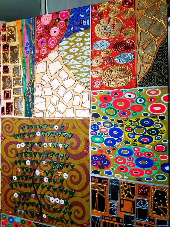 Tree of Life. Klimt abstract