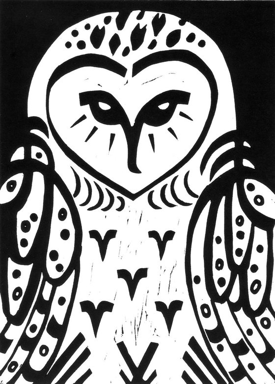 Barn Owl b/w (edition of 30}
