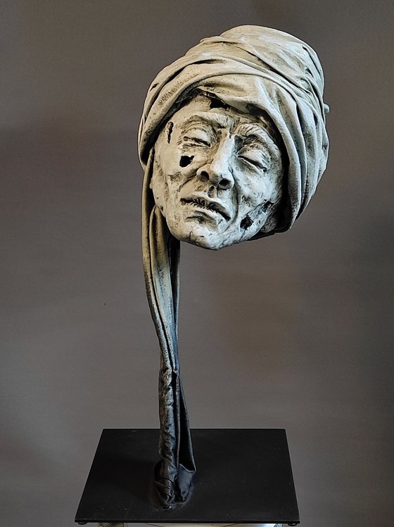 "Citizen of Kabul" Unique sculpture57x25x25cm