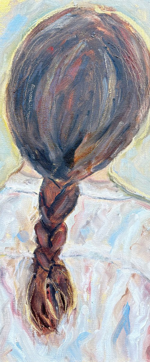 A Girl with a Braid by Katia Ricci