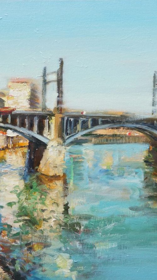 TGV bridge  around Paris by Manuel Leonardi