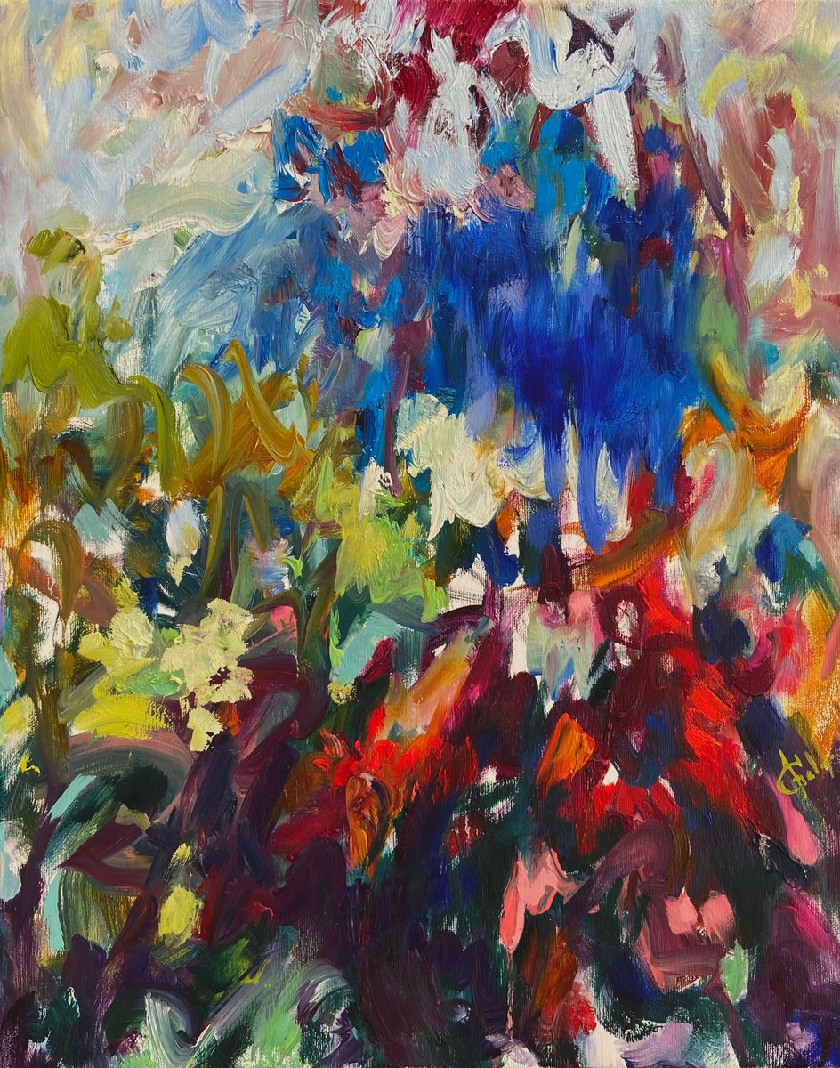 Expressive Oil Painting , From The Diary / Palette By Junija (Yuna) Galejeva, 16 X 20, Artwork For Sale On Artfinder