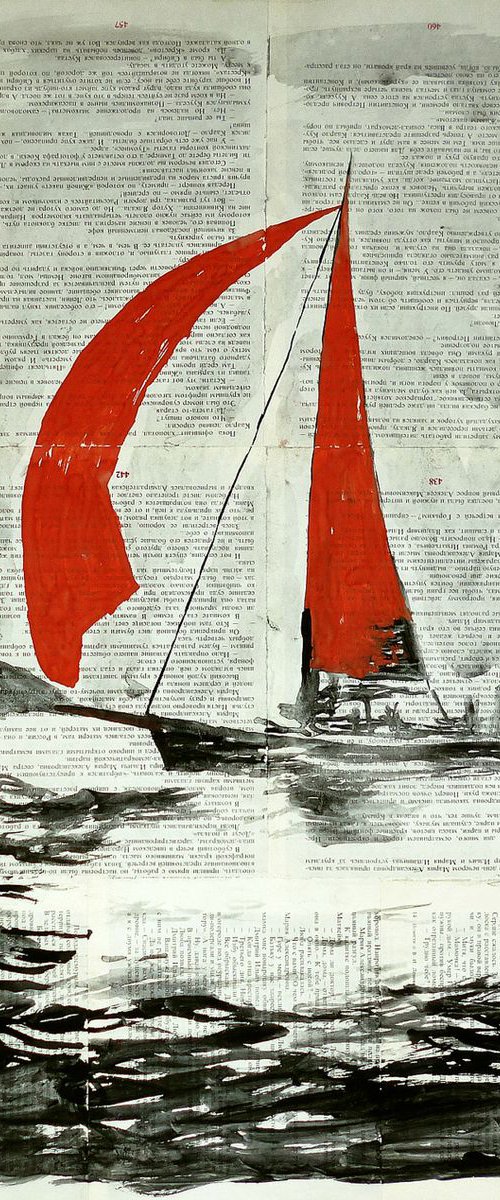 Red sails. by Marat Cherny