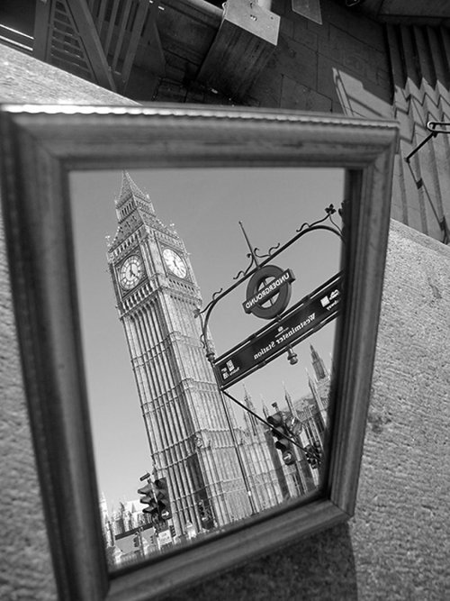 WESTMINSTER STATION‏ B&W (LIMITED EDITION 1/200) 10" X 8" by Laura Fitzpatrick
