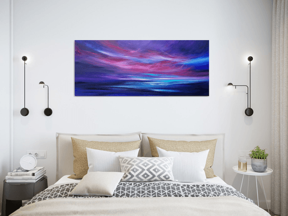 Magenta Dreaming - seascape, emotional, panoramic