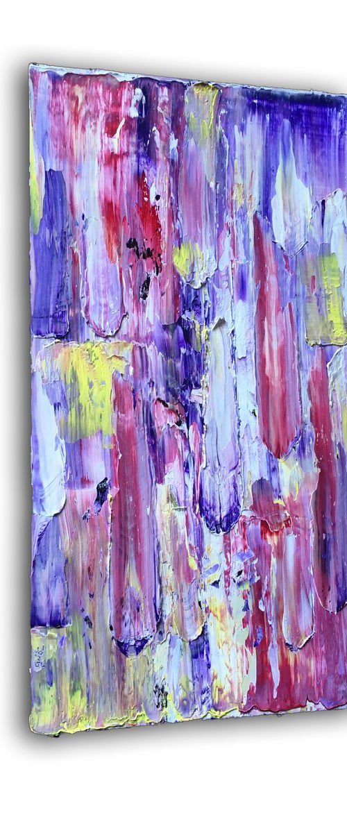 "Is My Color Running?" - SPECIAL PRICE-  Original PMS Oil Painting On Reclaimed Wood - 15 x 29 inches by Preston M. Smith (PMS)