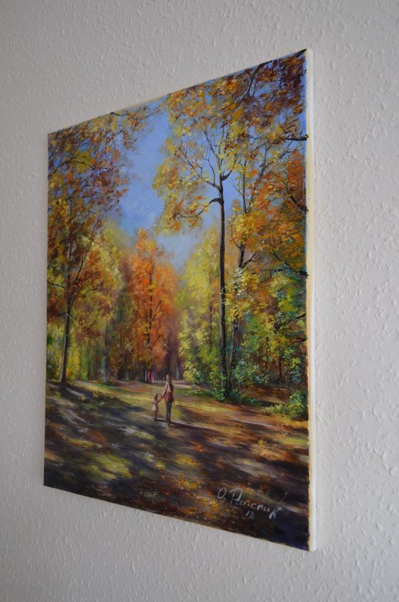 Oil painting “ An Indian Summer”