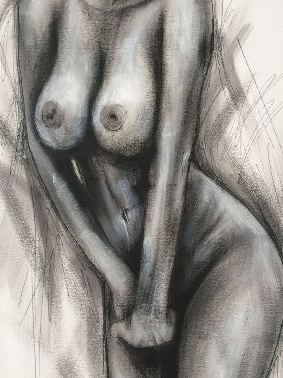 Naked woman Eka Peradze Art