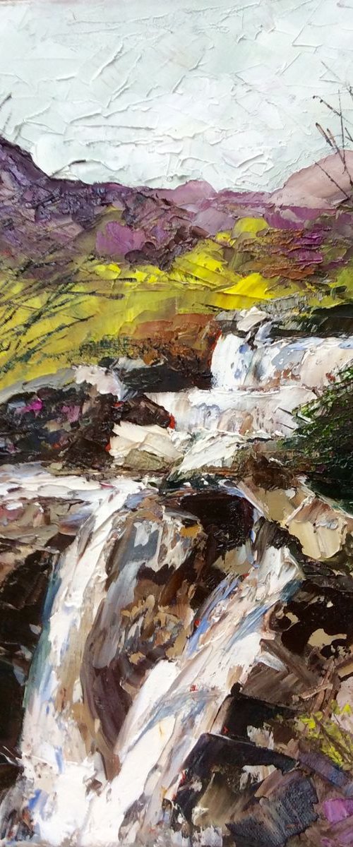 Scottish Waterfall by Marilyn Rhind