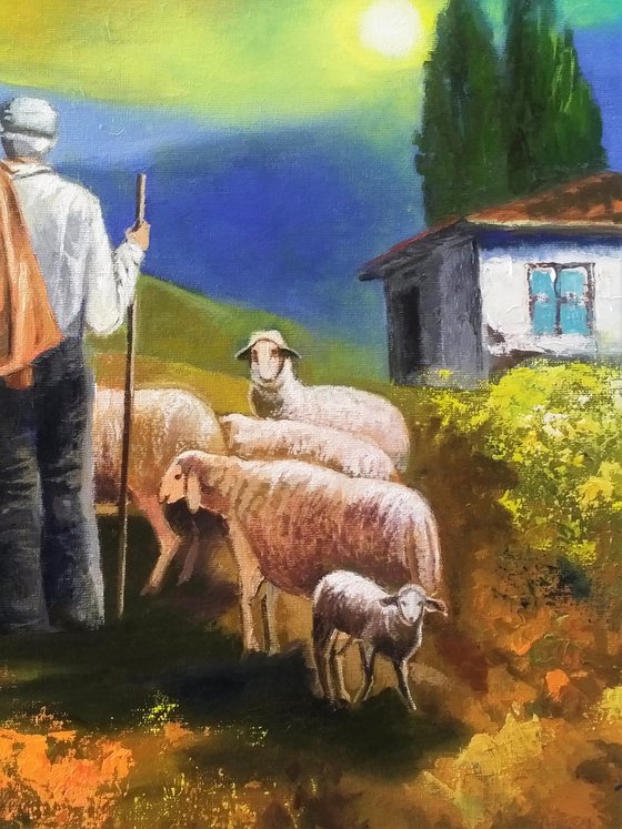 " 17 April " - The shepherd