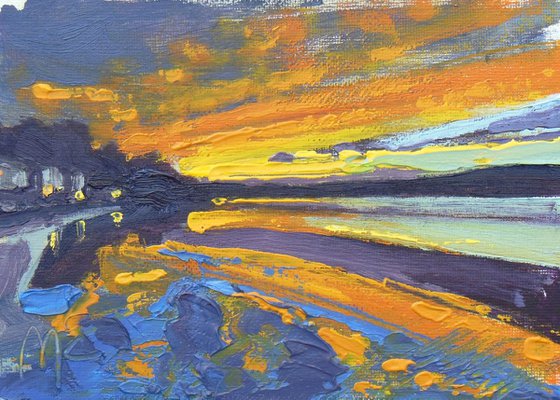 Orange Sunset at Arnside II