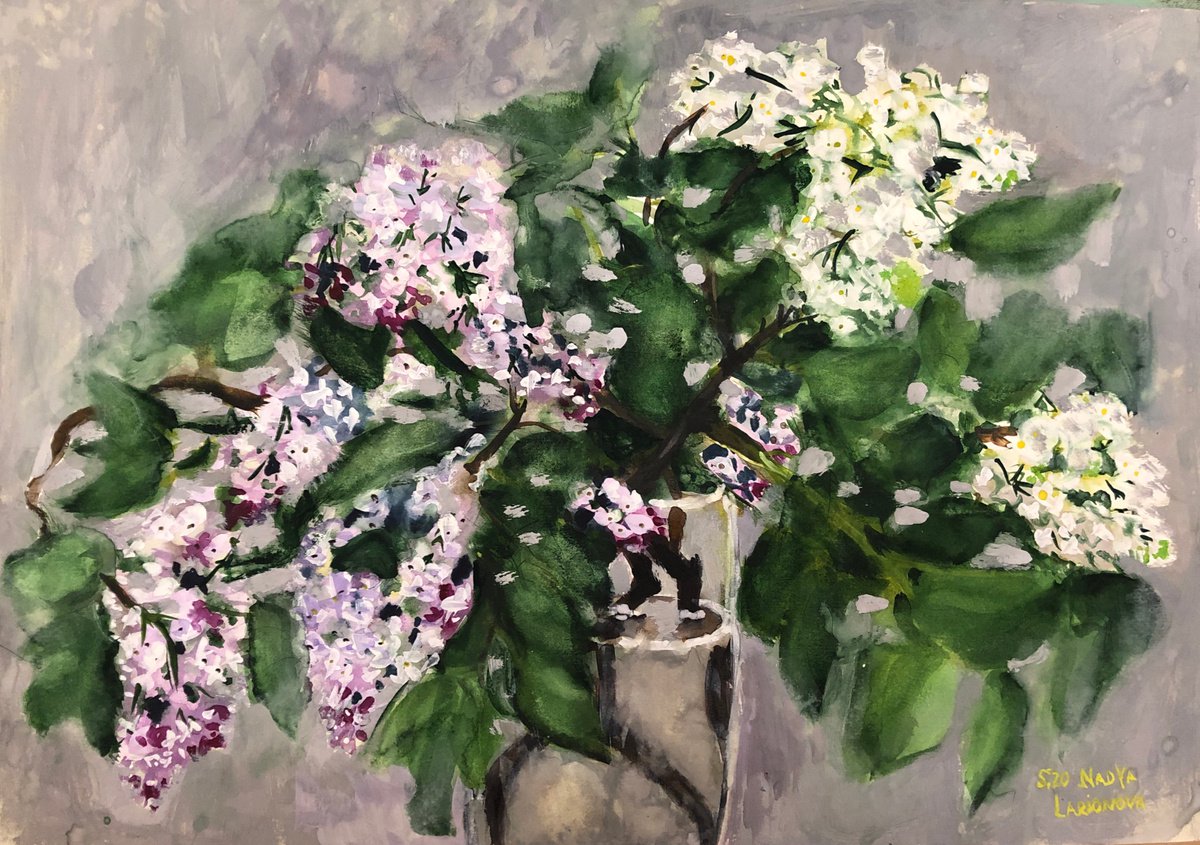 Lilac Bouquet by Nadya Larionova
