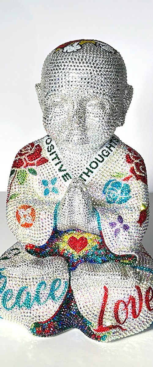 Positive thoughts Buddha by Gardani Art