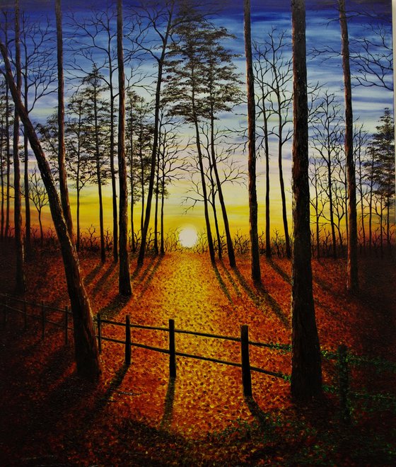 Autumn Evening. 120cm X 100cm