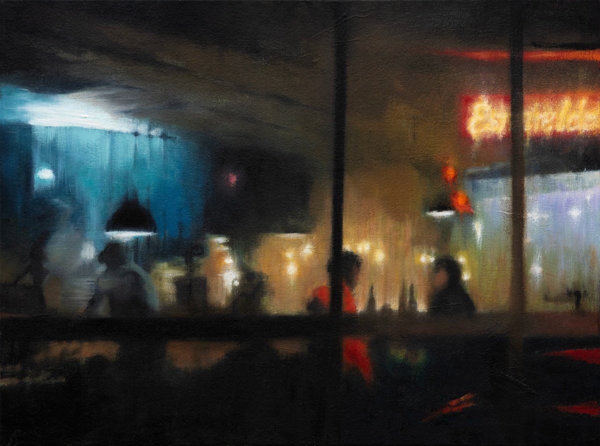 At the Cafe Esmerelda by Andrew McNeile Jones