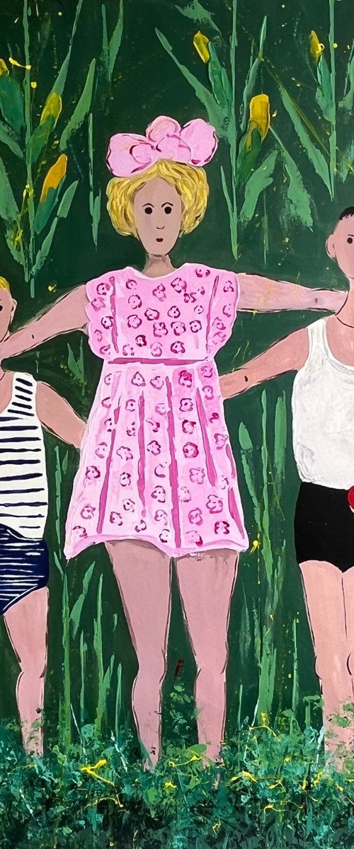 Friends Original Painting by Halyna Kirichenko