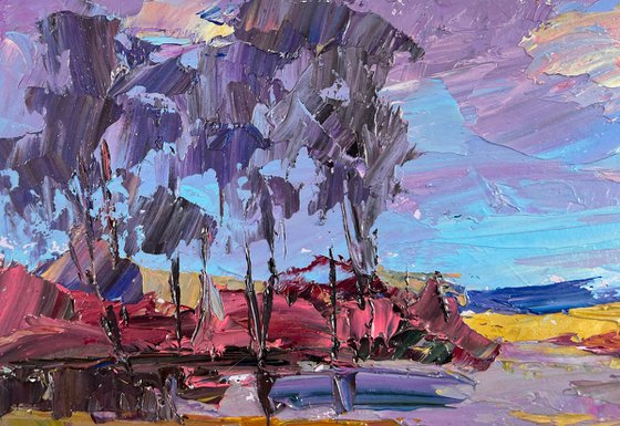 Spring Colorful Day in the Mountains