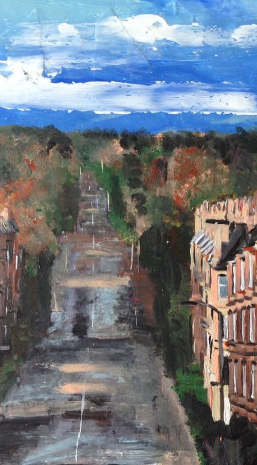 Comely Bank, Edinburgh, Towards Inverleith by Andrew  Reid Wildman