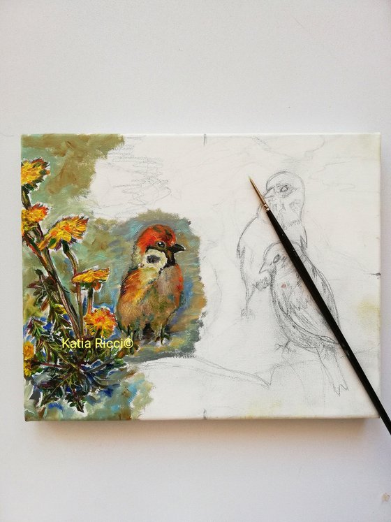 Sparrows and Dandelions