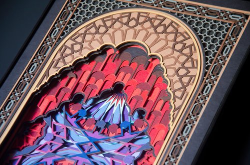 AN ALADDIN'S CAVE - Arabian Nights Paper Sculpture by Zubin Jhaveri