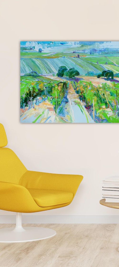 " Valley of vineyards" by Yehor Dulin
