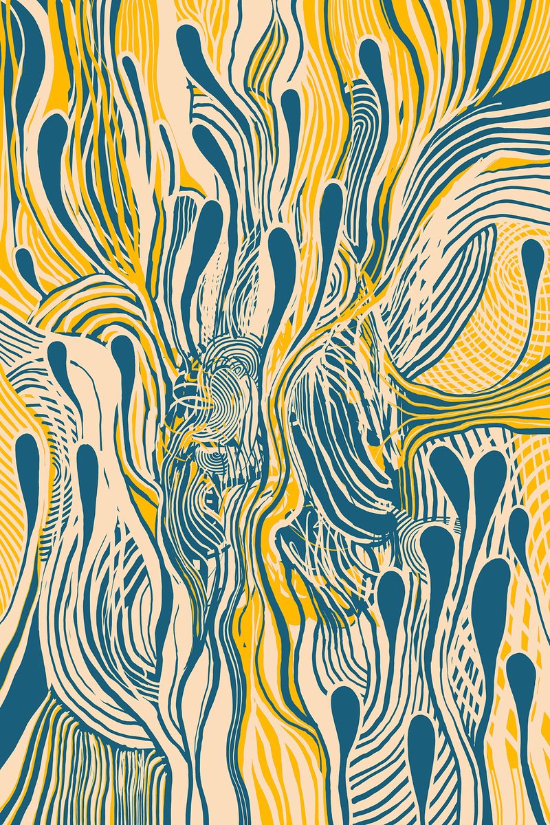 Abstract Landscape Giclee Print By Alasdair Willis, 16 X 23, Coot Club, Original Artwork