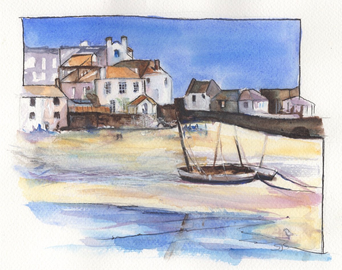 St Ives Harbour by Sarah Stowe