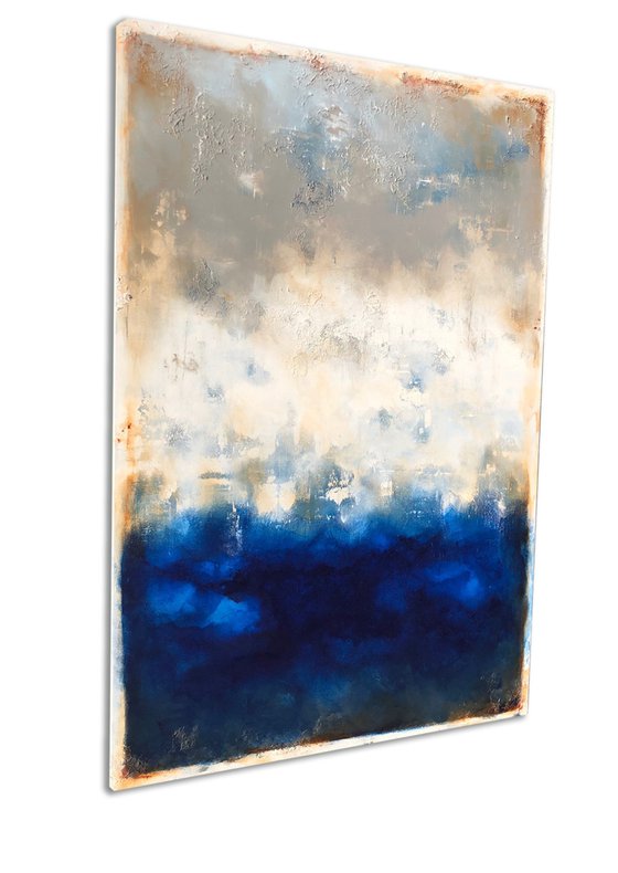 custom order J. Barra aged blue  (120 x 80 cm) Dee Brown