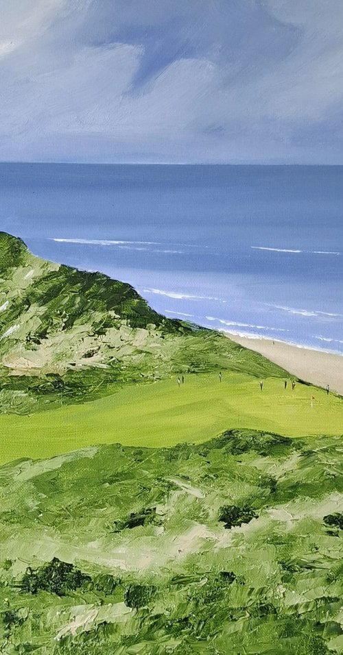 5th Green Royal Portrush by John Halliday