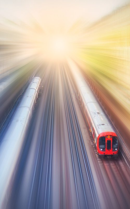 Speeding Trains by Paul Nash