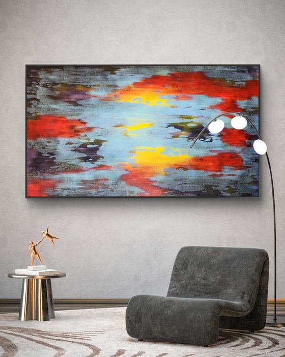 FLARE IV - Contemporary Abstract Painting