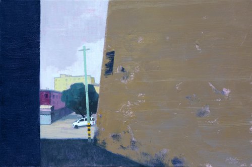 Landscape oil painting:Corner by jianzhe chon