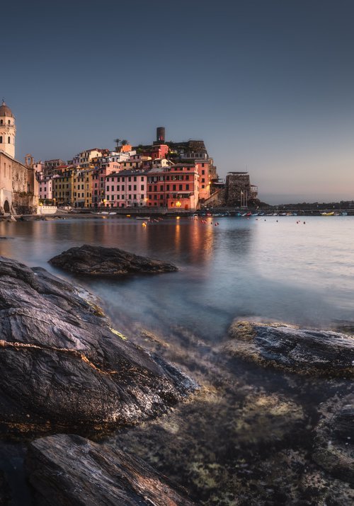 IN THE EVENING IN VERNAZZA by Giovanni Laudicina