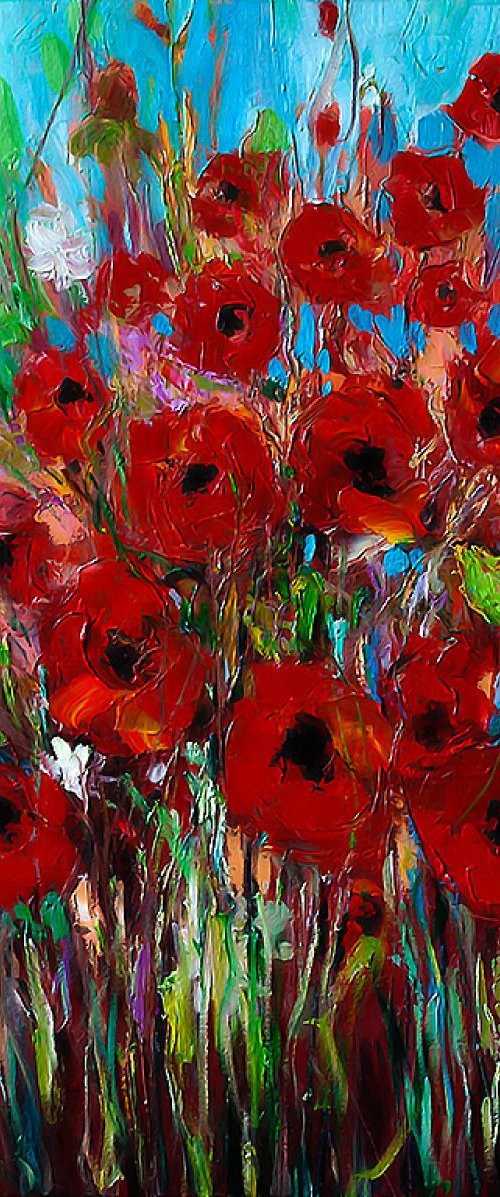 'Poppies Field' by Ewa Czarniecka