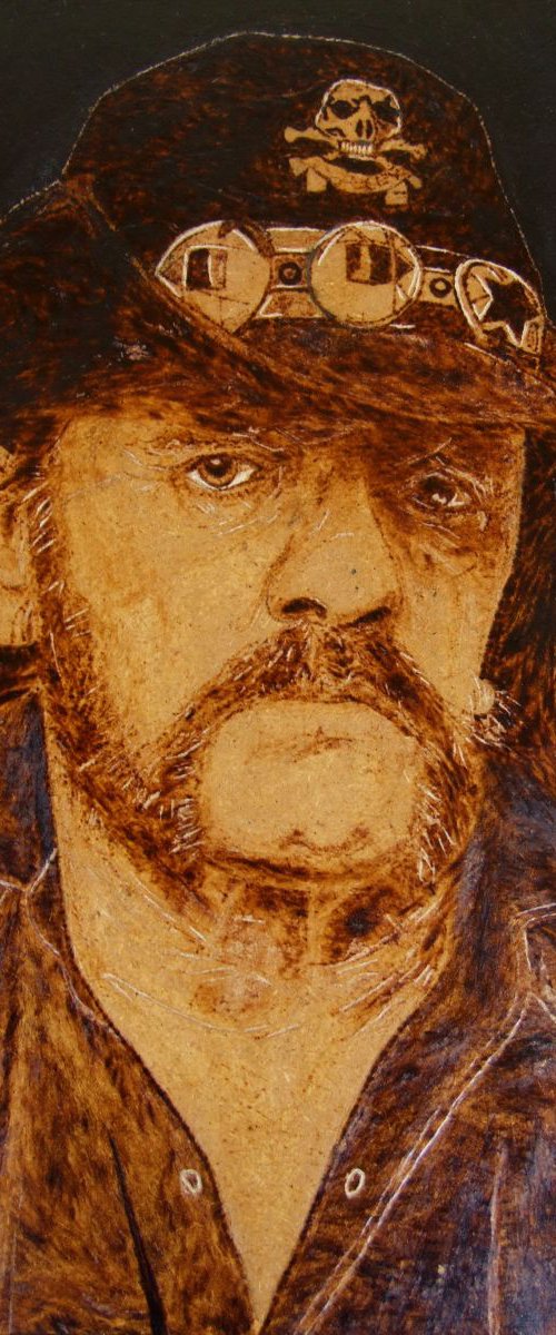 Lemmy (Motorhead) by MILIS Pyrography