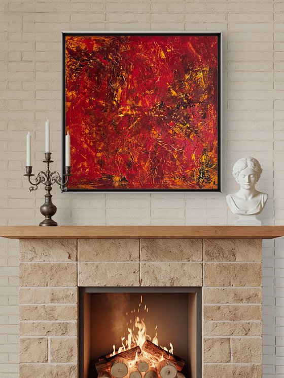 Ember State 80x80x2 cm