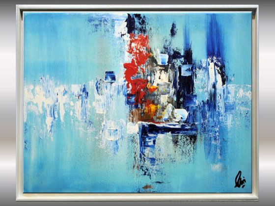 New Age - Abstract - Acrylic Painting - Canvas Art - Framed Painting
