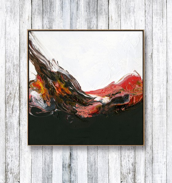 Fire Dance  - Abstract Painting  by Kathy Morton Stanion