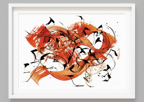 Abstract painting "Flamenco". by Makarova Abstract Art