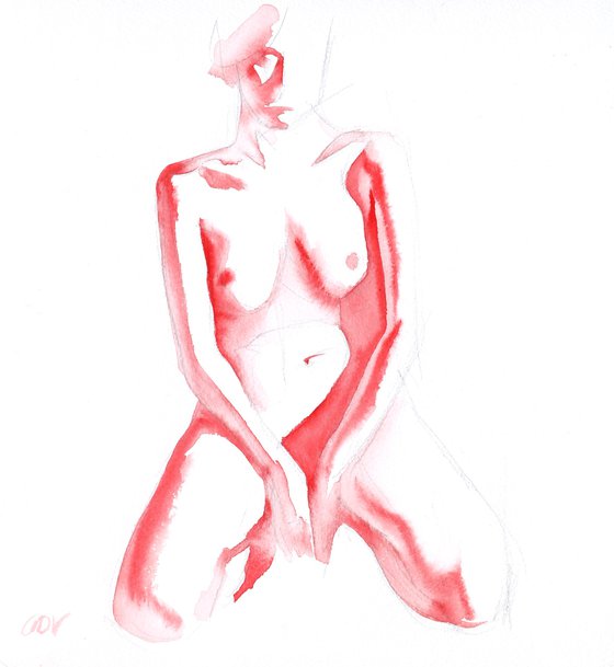 Red nude IV