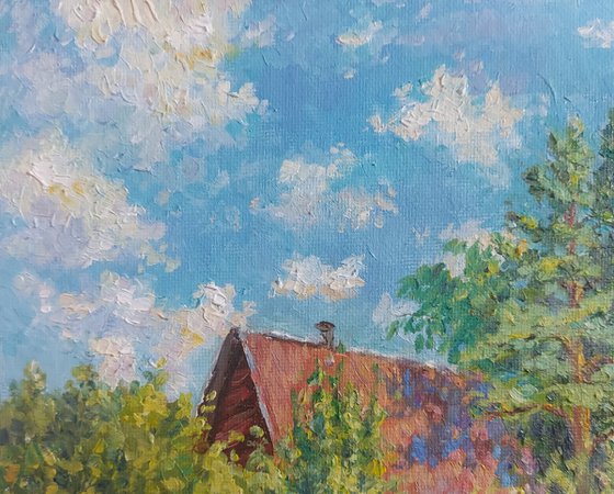 July. Late Afternoon