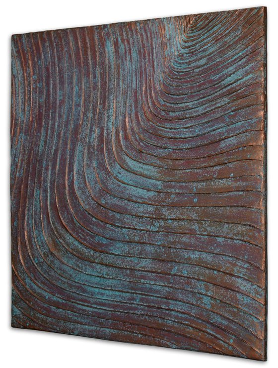 Woodcuts #4 | Copper Patina