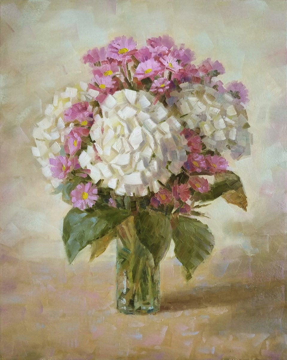 Spring bouquet , 40X50 cm by Vitalii Konoval