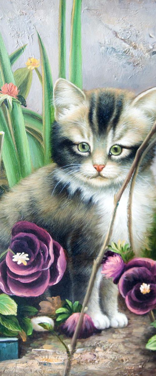 Lovely baby Cat by GOUYETTE jean-michel