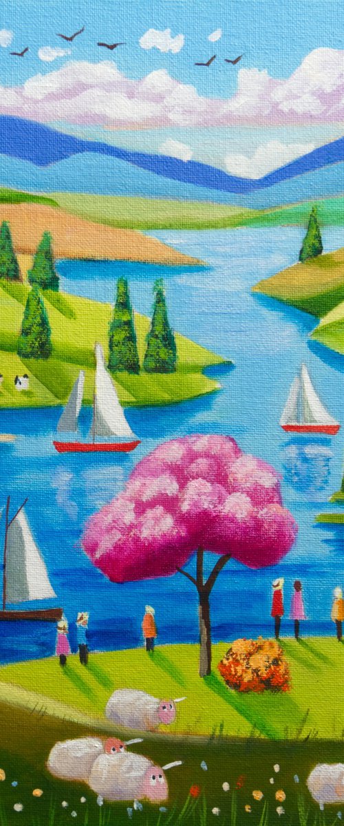 Springtime by the Lake by Gordon Bruce