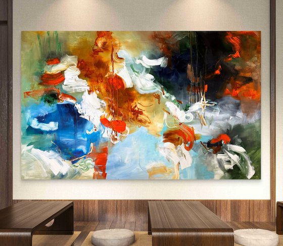 Turbulent frivolity of orange